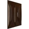Ekena Millwork 19 5/8in. W x 19 5/8in. H Saturn EnduraWall Decorative 3D Wall Panel Covers 2.67 Sq. Ft. WP20X20SAAMB - alternate 5